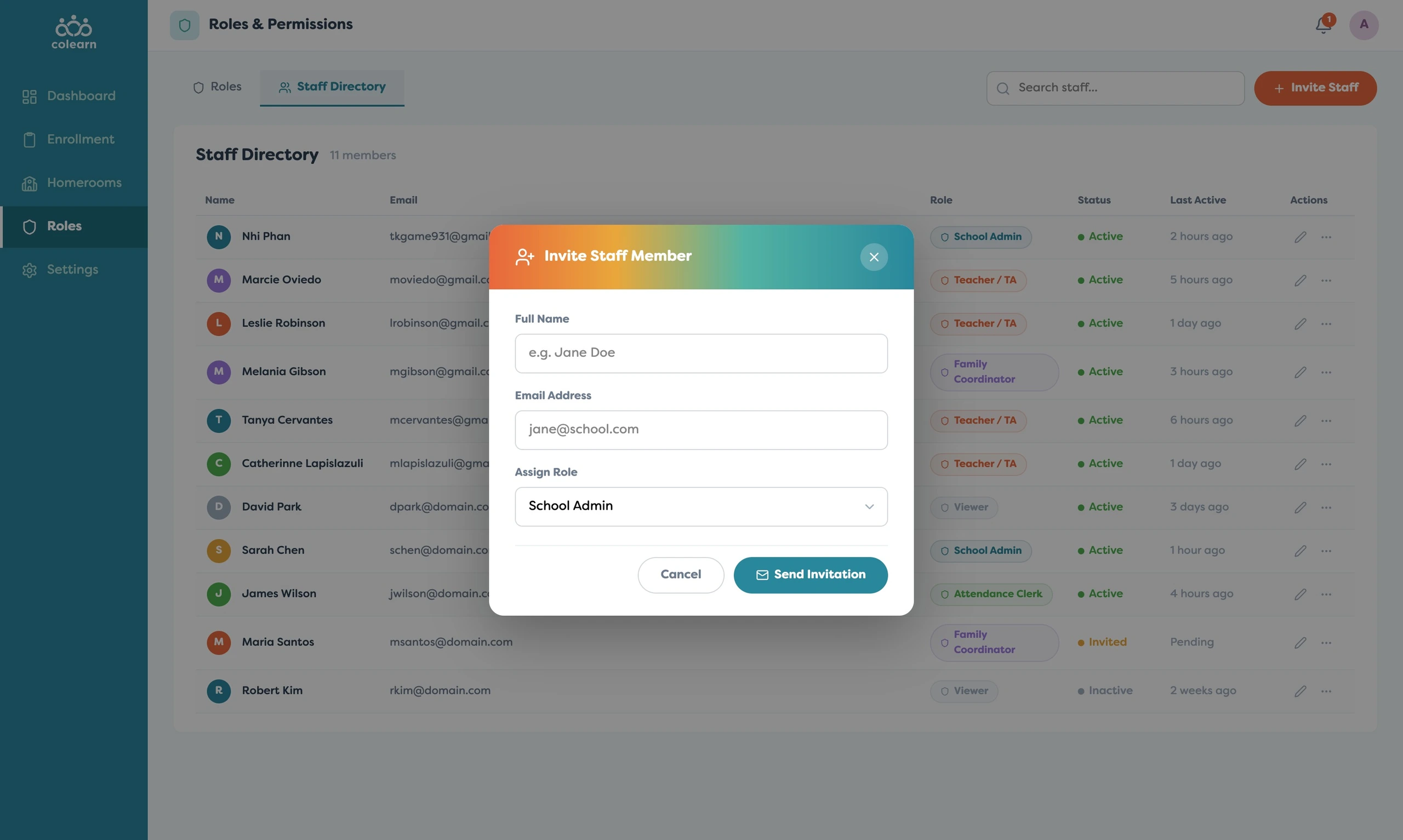 colearn admin 10