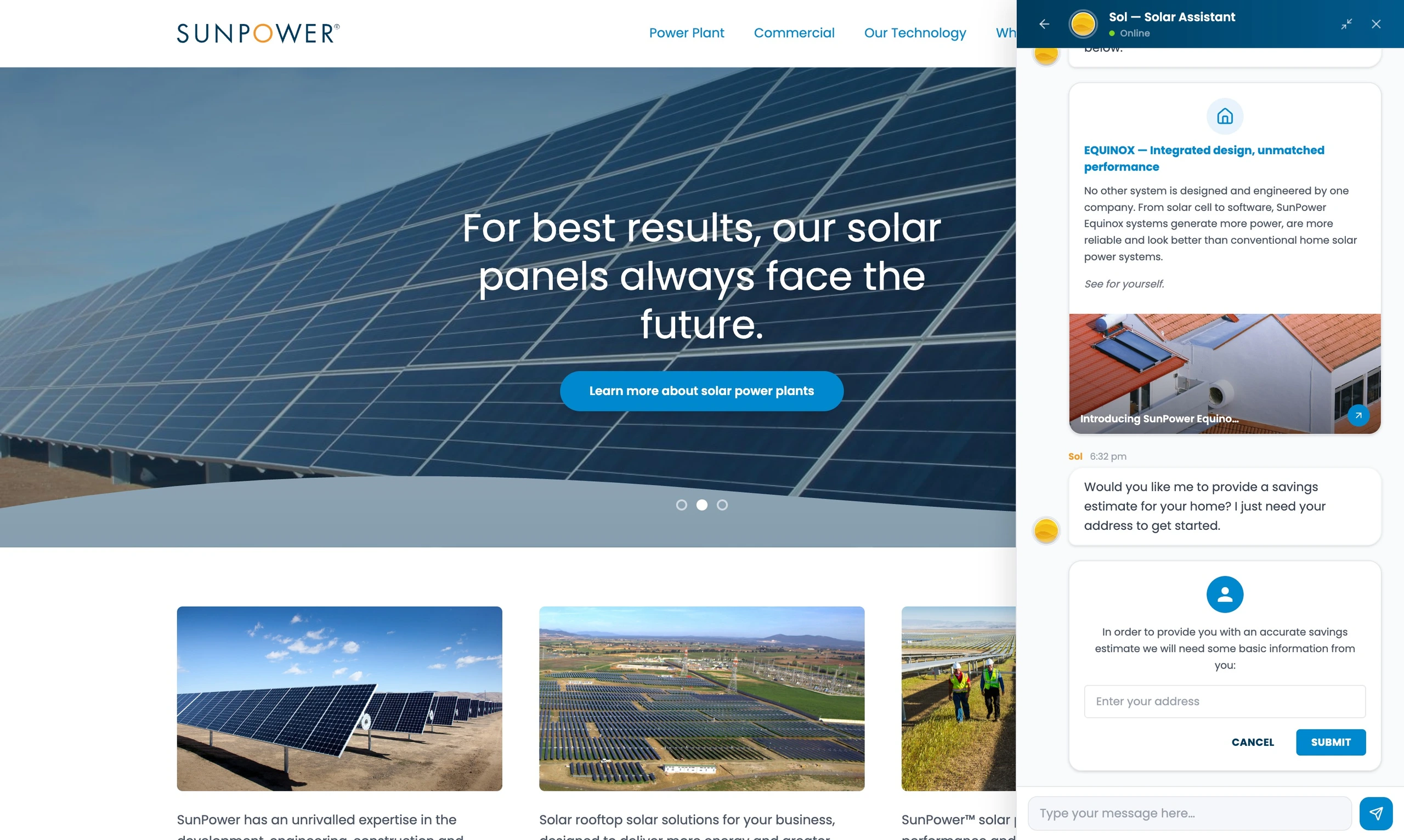 sunpower sol 06