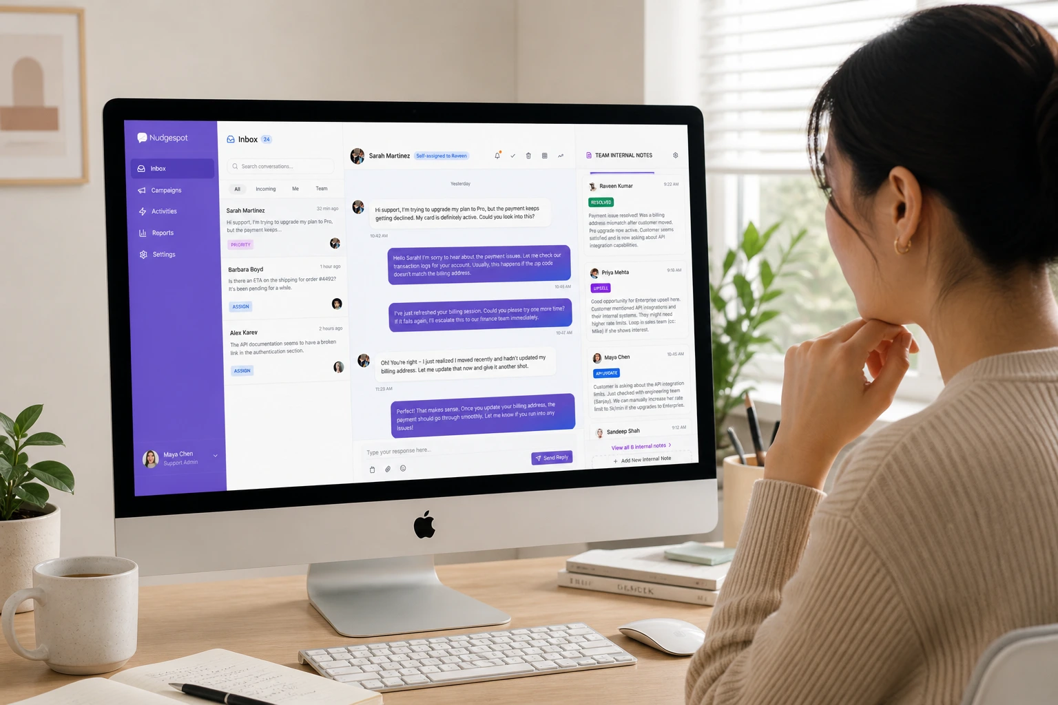 Nudgespot Conversation Management
